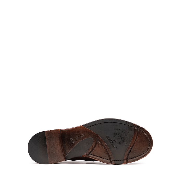 Le Ruemarcel EKIKEN U Dark Brown Leather and Suede Loafers