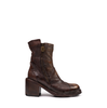 Le Ruemarcel SAWAKO D Dark Brown Leather Ankle Boots