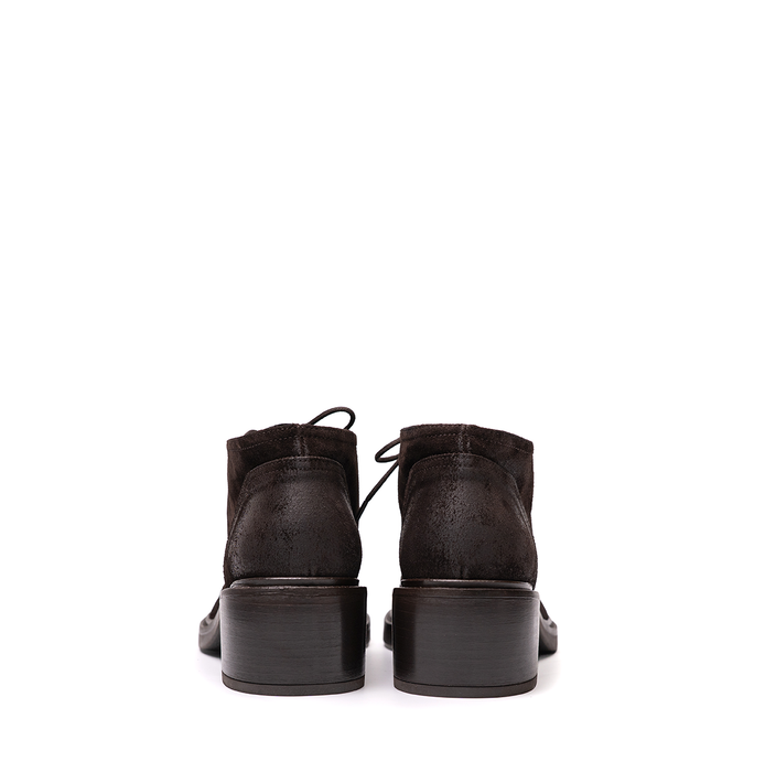 Elena Iachi Dark Brown Suede Ankle Boots