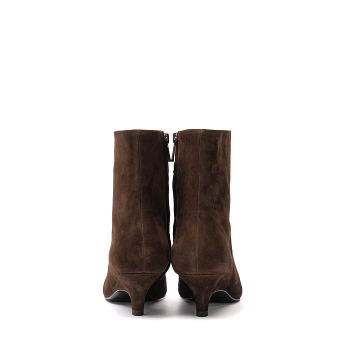Elena Iachi Brown Suede Ankle Boots
