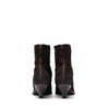 Elena Iachi Dark Brown Suede Ankle Boots