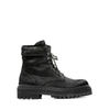 Officine Creative Black Leather Ankle Boots