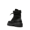 Officine Creative Black Leather Ankle Boots