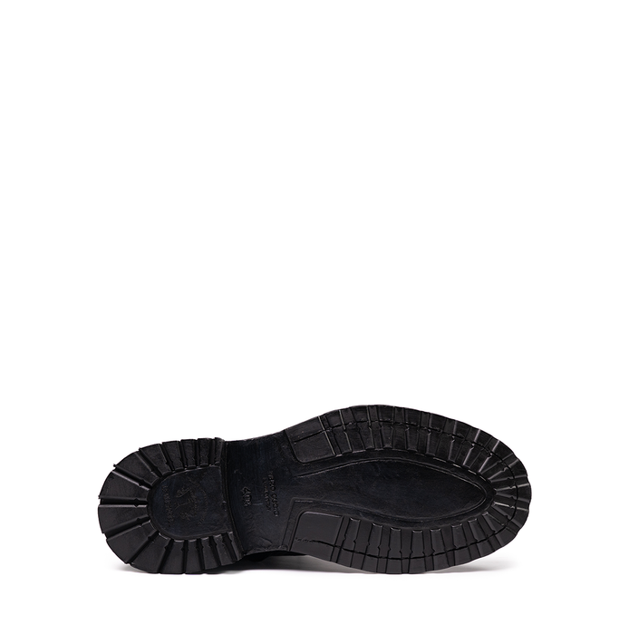 Le Ruemarcel MASARU U Black Leather Ankle Boots