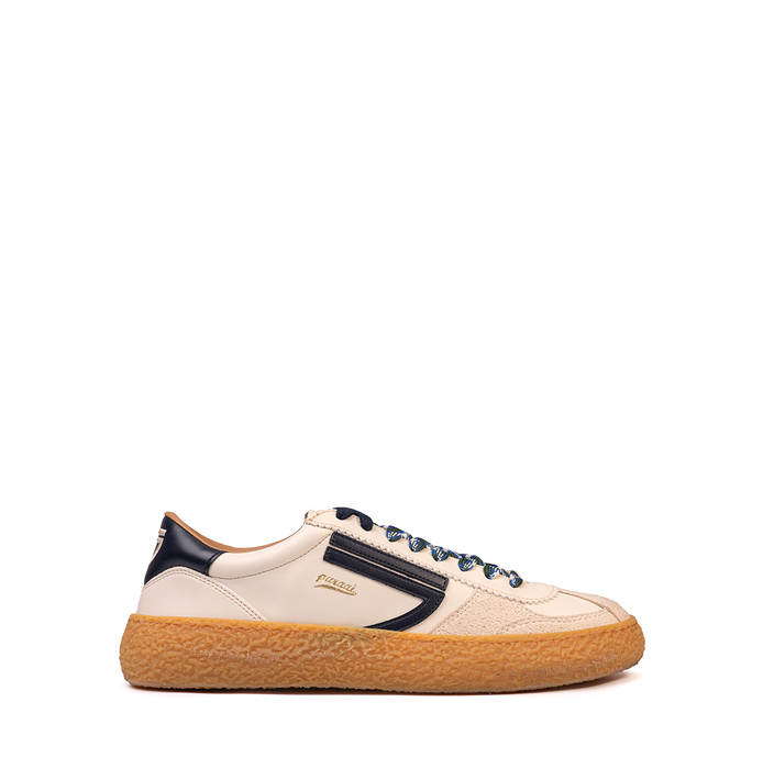 Puraai Vintage Beige Eco Leather Sneakers - DOLITA