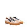 Puraai Vintage Beige Eco Leather Sneakers - DOLITA