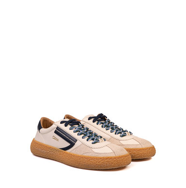 Puraai Vintage Beige Eco Leather Sneakers - DOLITA