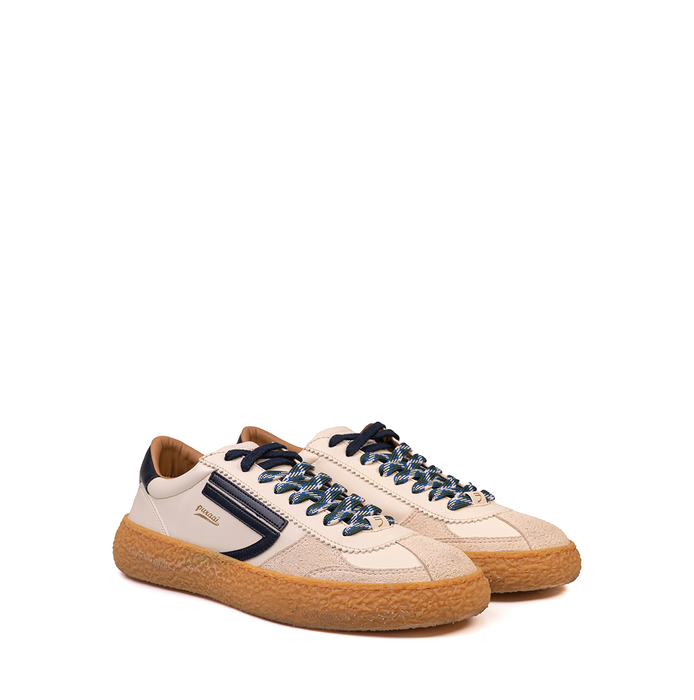 Puraai Vintage Beige Eco Leather Sneakers - DOLITA