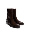 Poeve Trace Brown Leather and Suede Ankle Boots