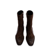 Poeve Trace Brown Leather and Suede Ankle Boots