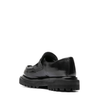 Officine Creative Black Leather Loafers