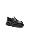 Officine Creative Black Leather Loafers