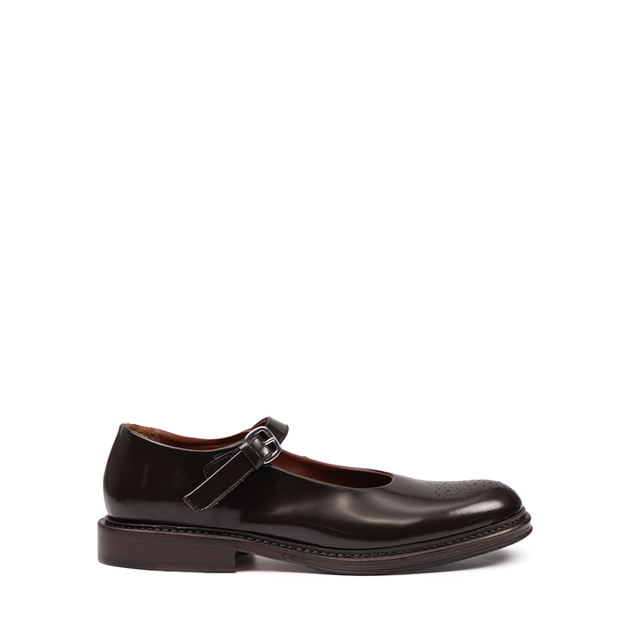 Ernesto Dolani Dark Brown Leather Flats - DOLITA