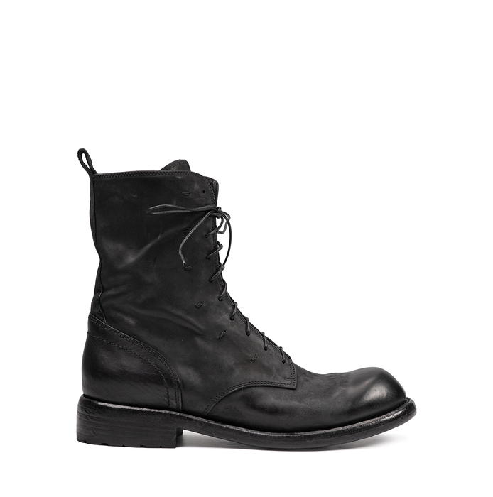 Lemargo Black Leather Ankle Boots
