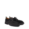 Green George Black Suede Lace-ups