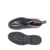 Green George Navy Leather Ankle Boots