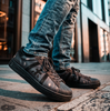 Premiata Russel Black Leather Sneakers