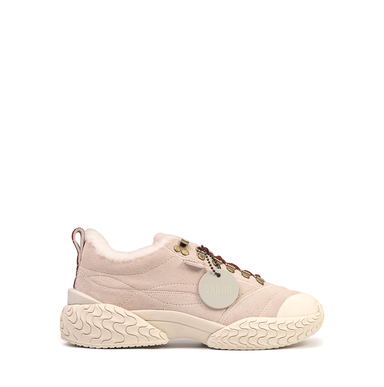 Ghōud Tyre Light Beige Suede Sneakers