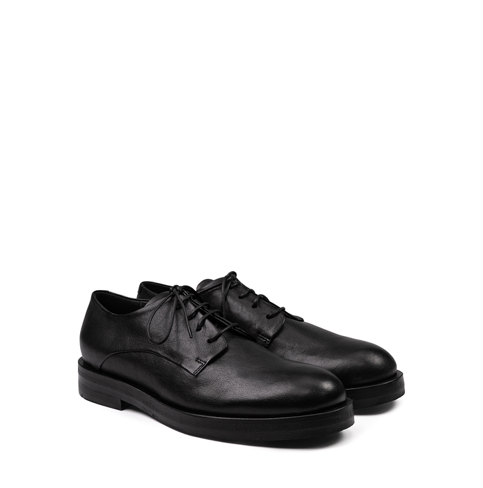 Ernesto Dolani Black Leather Lace-ups - DOLITA