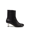 Ernesto Dolani Black Leather Ankle Boots - DOLITA