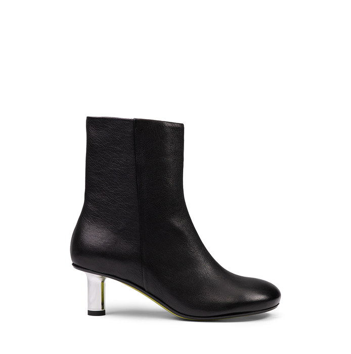 Ernesto Dolani Black Leather Ankle Boots - DOLITA