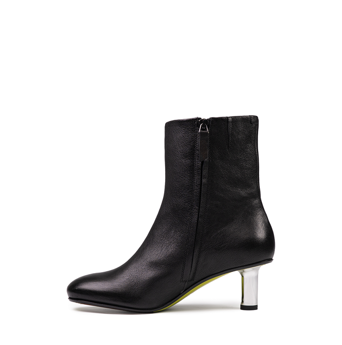 Ernesto Dolani Black Leather Ankle Boots - DOLITA