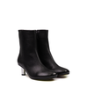 Ernesto Dolani Black Leather Ankle Boots - DOLITA