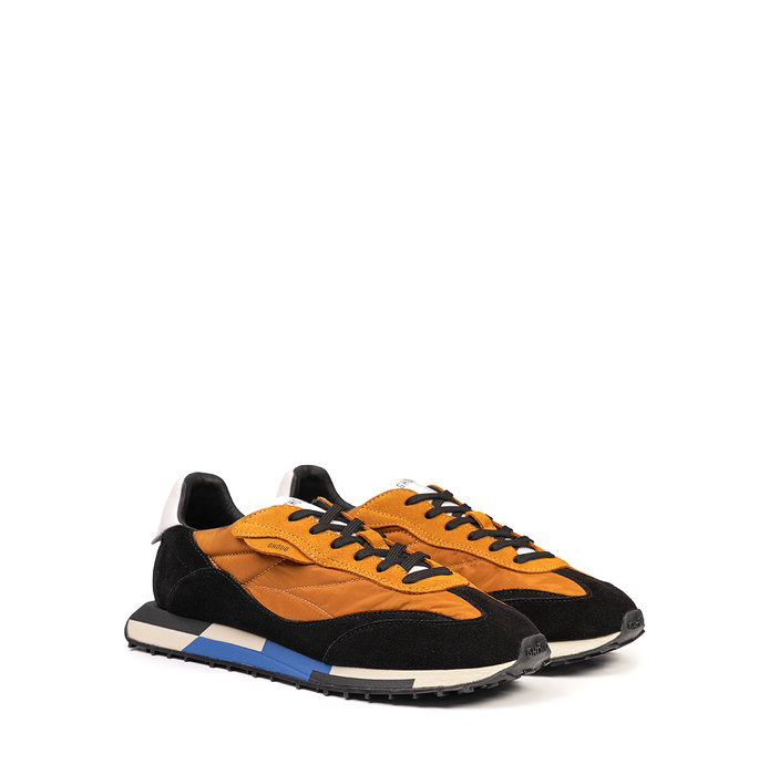 Ghōud Rush Orange And Black Suede And Textile Sneakers