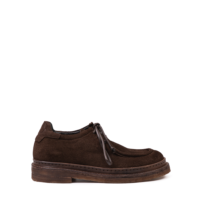 Ernesto Dolani Dark Brown Suede Lace-ups - DOLITA