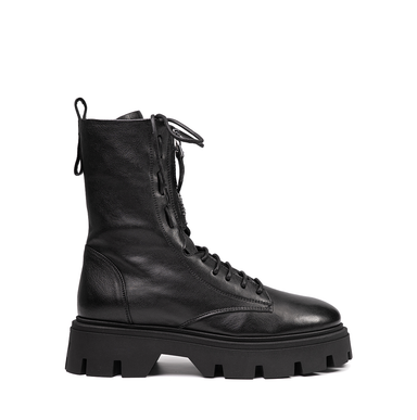 Ernesto Dolani Black Leather Ankle Boots