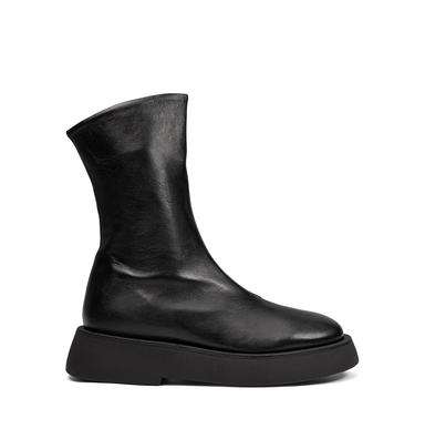 Ernesto Dolani Black Leather Ankle Boots