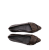 Del Carlo Namibia Snake Print Leather Flats