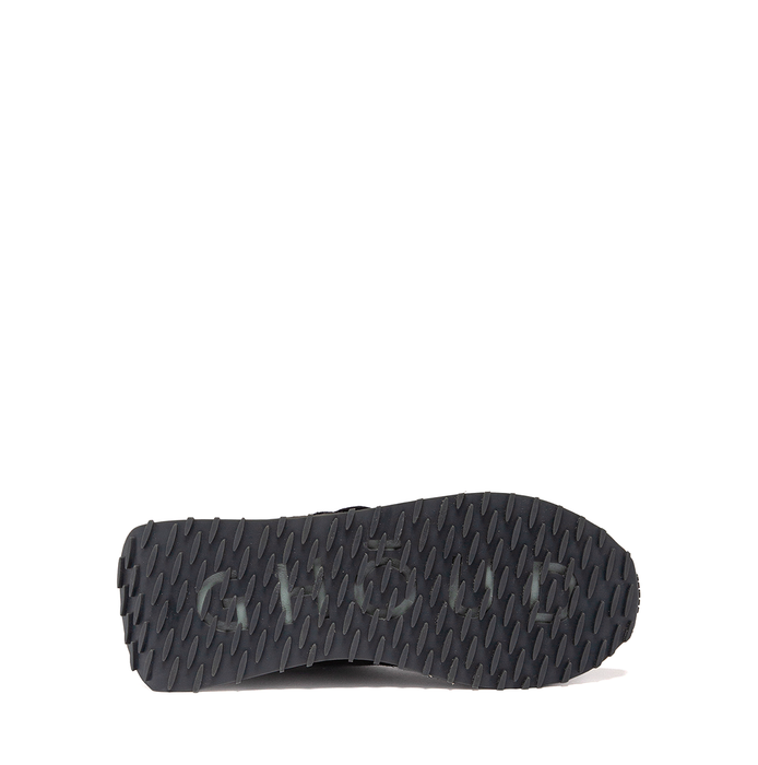 Ghōud Rush Dark Grey Suede And Textile Sneakers