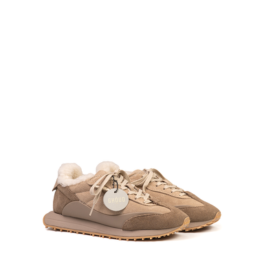 Ghōud Rush Beige Suede Sneakers