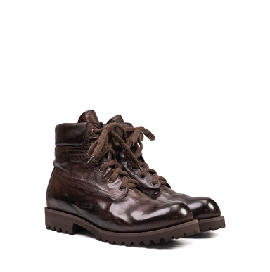 Lemargo Brown Leather Ankle Boots
