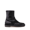 Del Carlo Black Leather Ankle Boots
