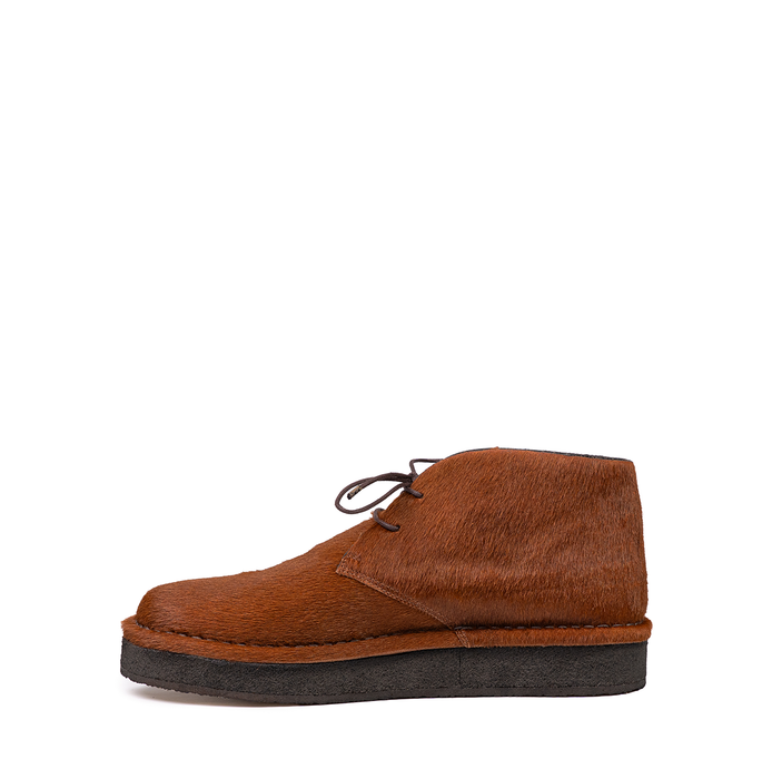 Del Carlo Brown Leather Ankle Boots