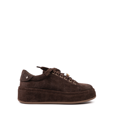 GIO+ Dark Brown Suede Sneakers