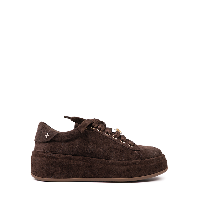 GIO+ Dark Brown Suede Sneakers