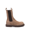 Officine Creative Light Brown Suede Ankle Boots
