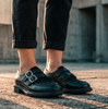 Halmanera Nami Black Leather Loafers - DOLITA