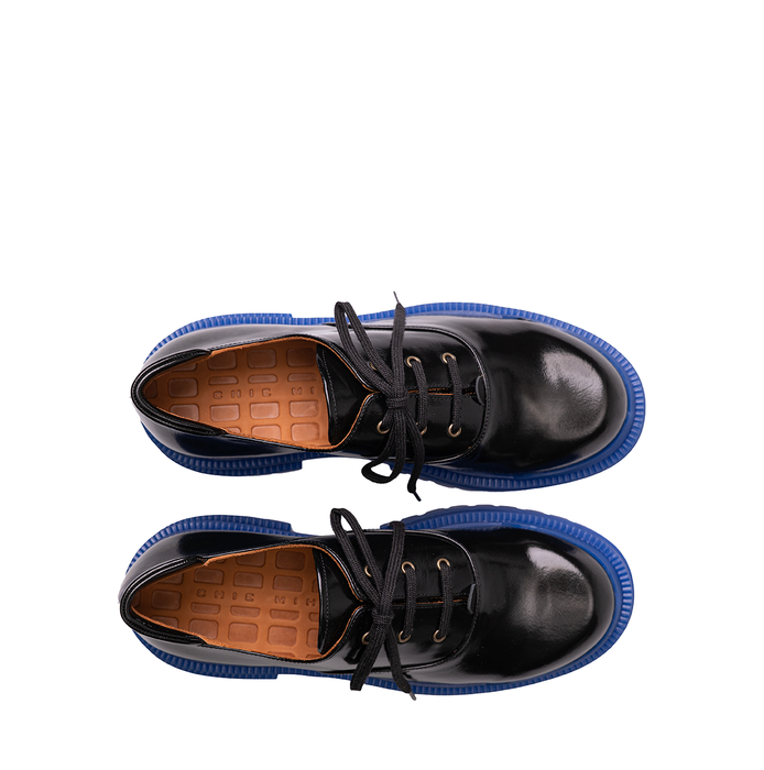 Chie Mihara Yotem Black Leather Lace-ups - DOLITA