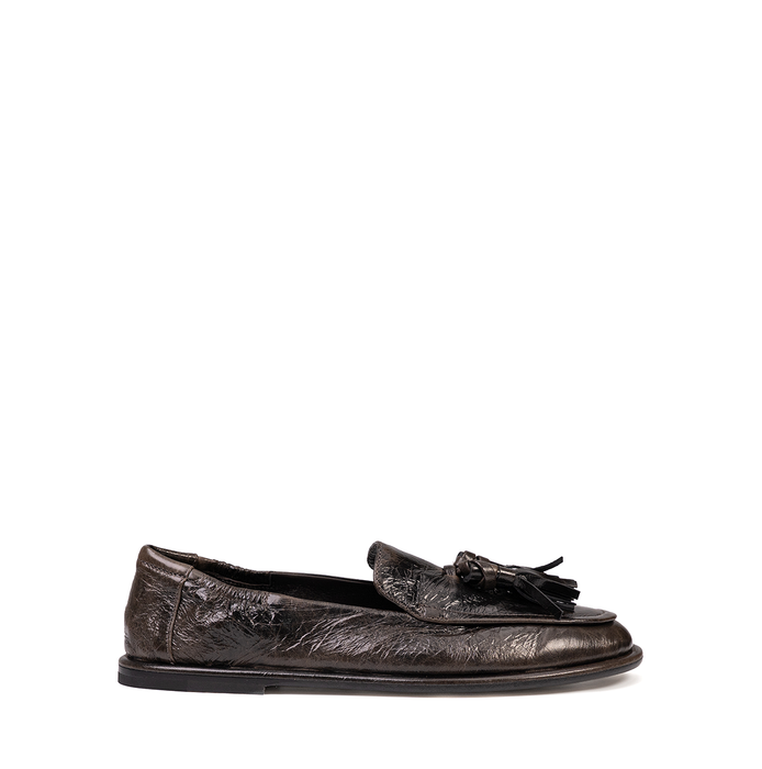 Pomme D'or Dark Brown Leather Loafers - DOLITA