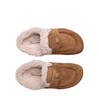Halmanera Ivet Taupe Suede Loafers - DOLITA
