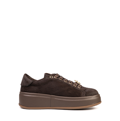 GIO+ Oliva Dark Brown Leather Sneakers