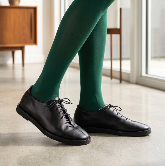 Vittorio Virgili Crux Black Leather Lace-ups - DOLITA