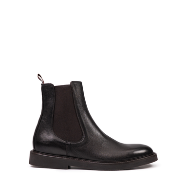Sturlini Dark Brown Leather Ankle Boots - DOLITA