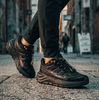 Barracuda Black Leather Sneakers