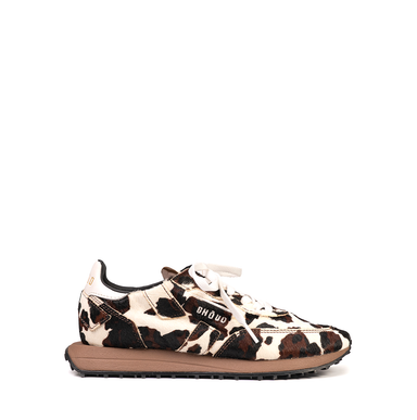Ghōud Rush Cow Print Leather Sneakers