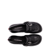 Halmanera Alene Black Leather Heels - DOLITA